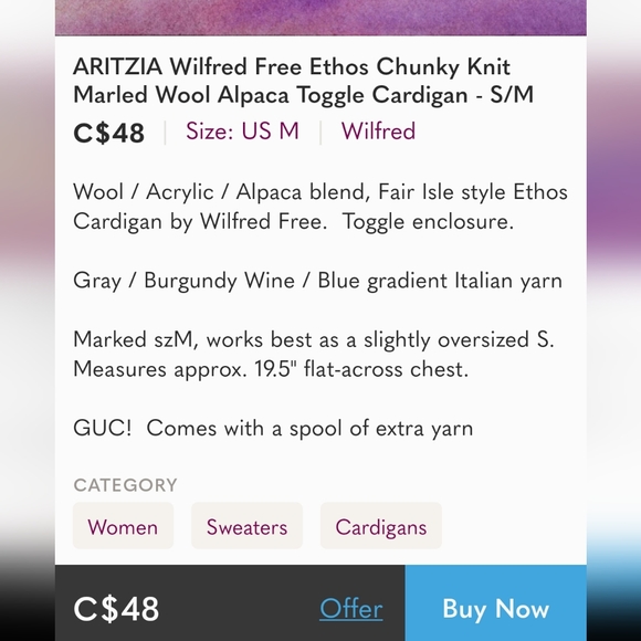 Wilfred Free ETHOS Cardigan - Picture 10 of 10